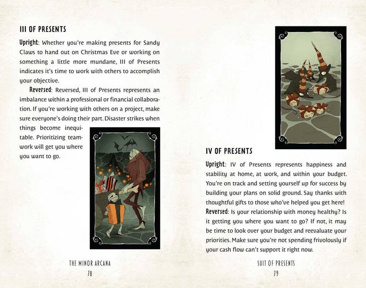 Microcosm Publishing & Distribution - Nightmare Before Christmas Tarot - Esme and Elodie