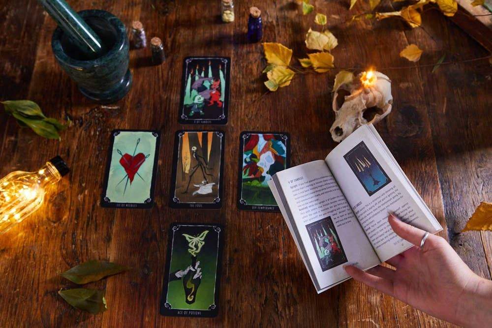Microcosm Publishing & Distribution - Nightmare Before Christmas Tarot - Esme and Elodie