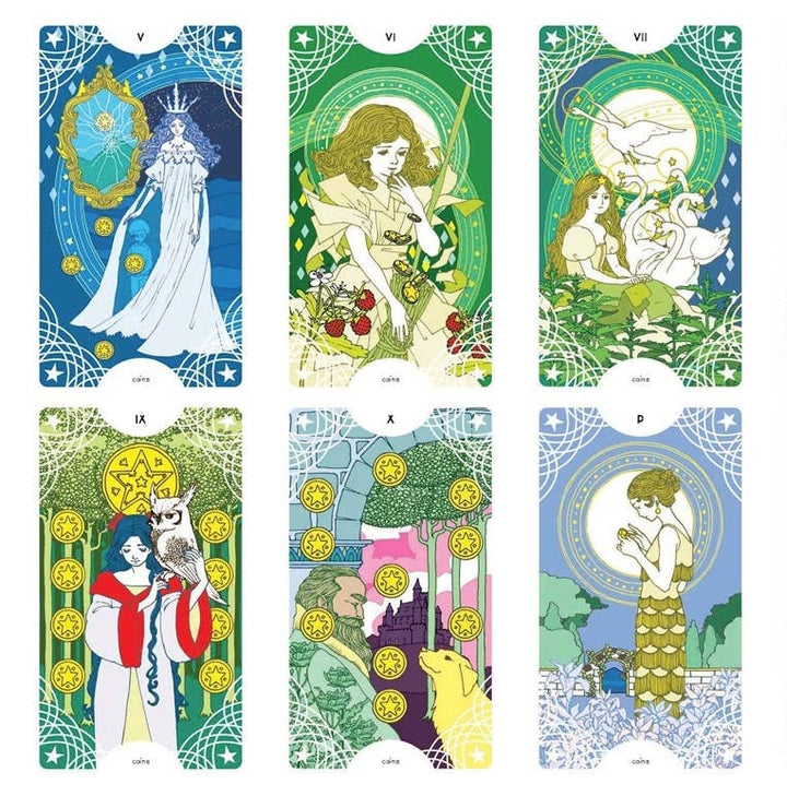 Microcosm Publishing & Distribution - Star Spinner Tarot: 81 Cards & Guidebook - Esme and Elodie