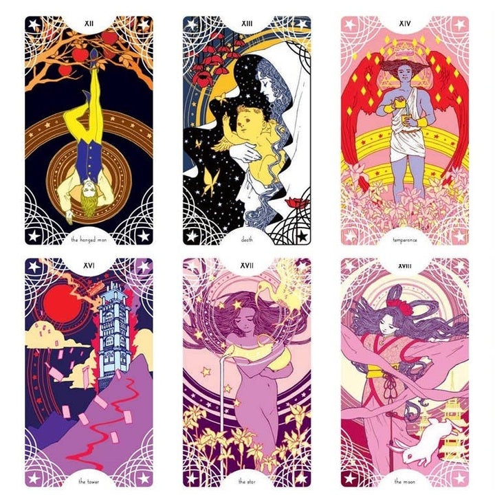 Microcosm Publishing & Distribution - Star Spinner Tarot: 81 Cards & Guidebook - Esme and Elodie