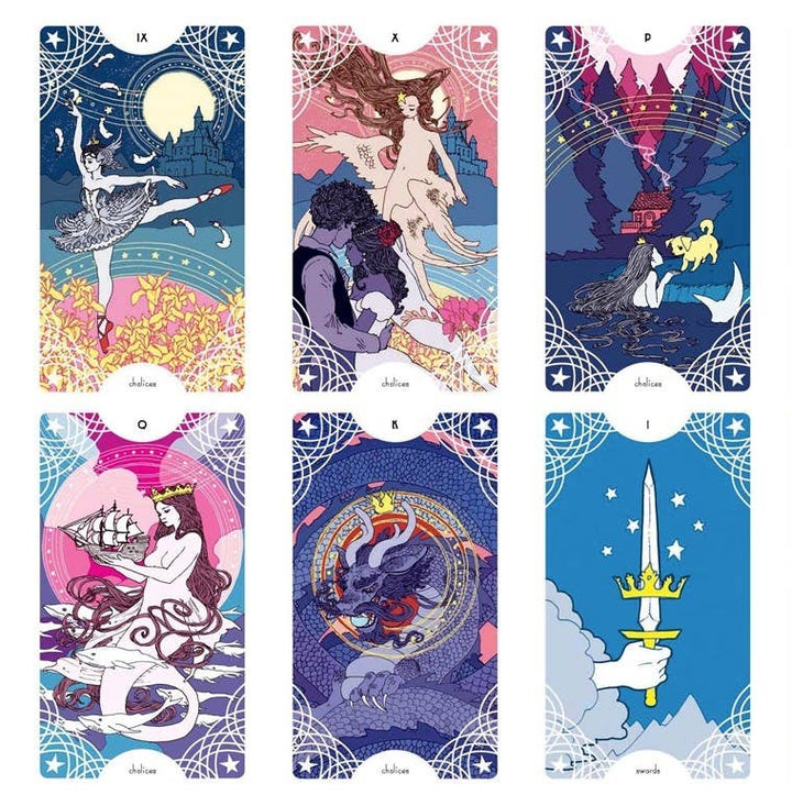 Microcosm Publishing & Distribution - Star Spinner Tarot: 81 Cards & Guidebook - Esme and Elodie