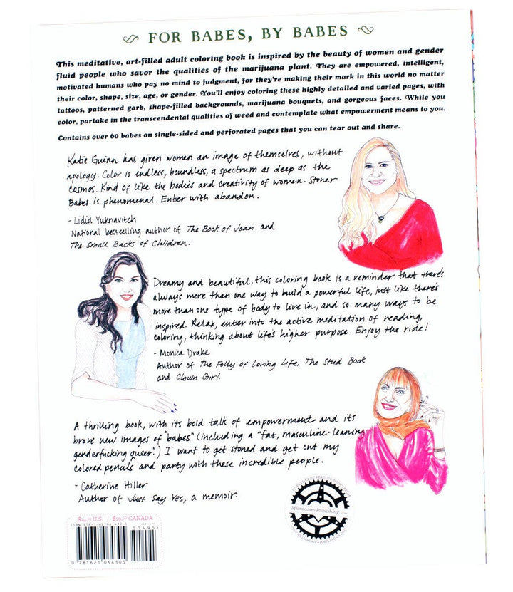 Microcosm Publishing & Distribution - Stoner Babes Coloring Book - Esme and Elodie