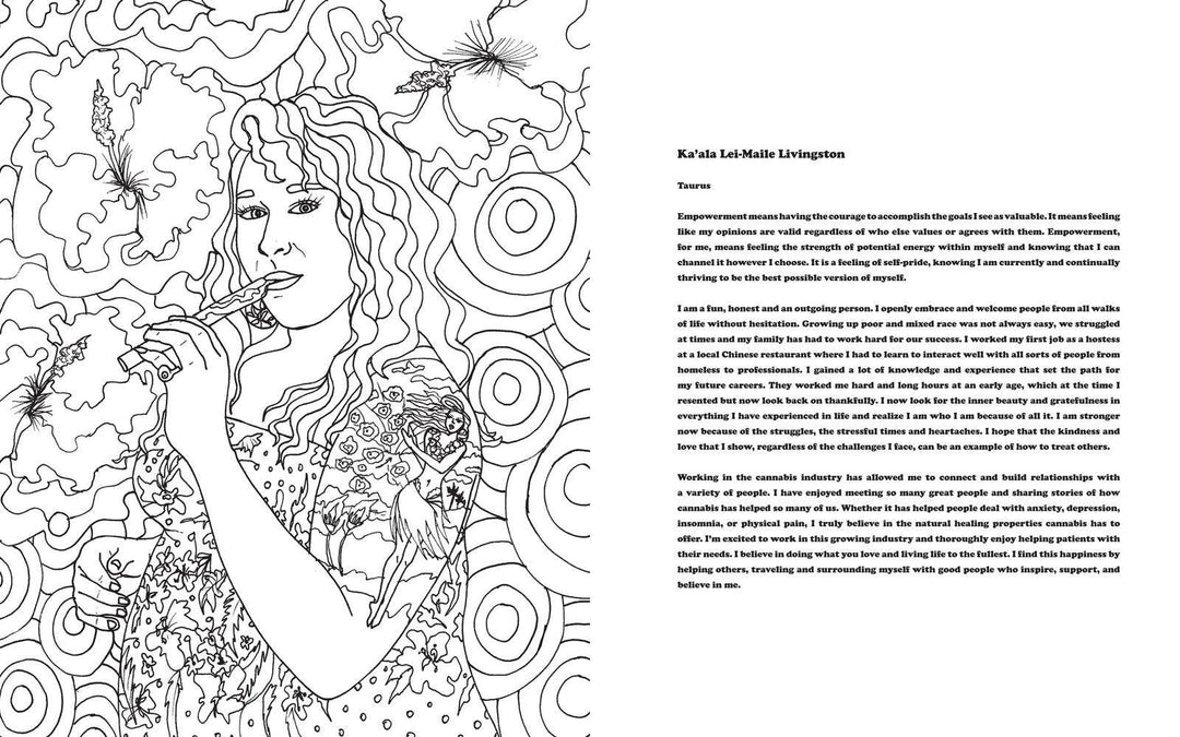 Microcosm Publishing & Distribution - Stoner Babes Coloring Book - Esme and Elodie