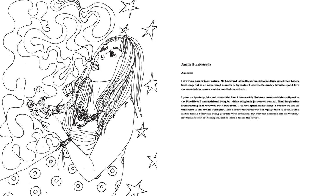 Microcosm Publishing & Distribution - Stoner Babes Coloring Book - Esme and Elodie