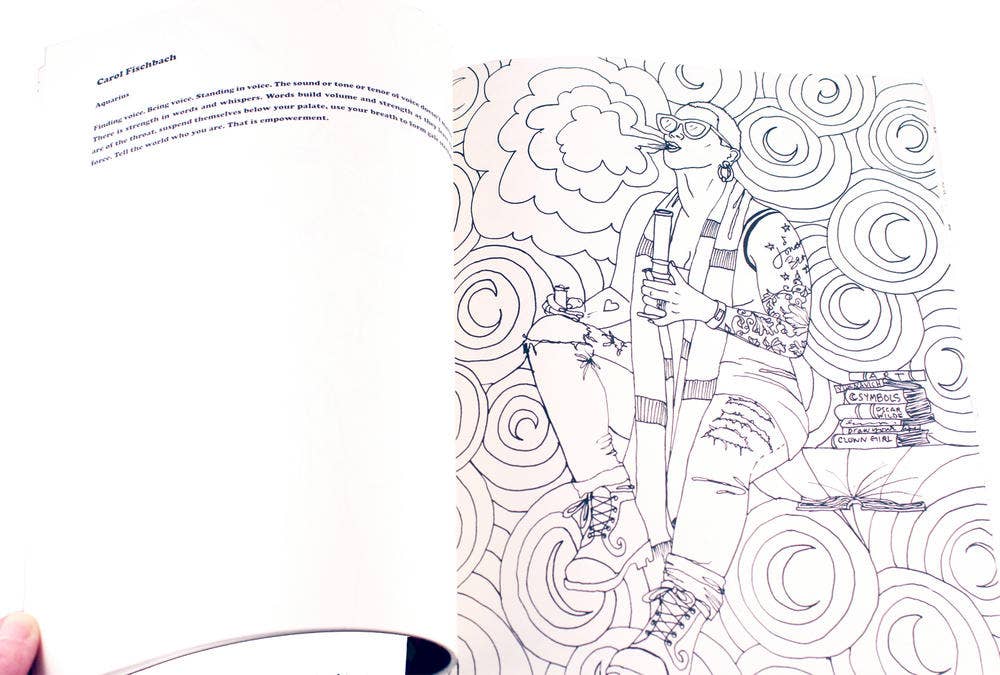 Microcosm Publishing & Distribution - Stoner Babes Coloring Book - Esme and Elodie