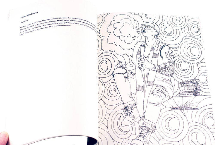 Microcosm Publishing & Distribution - Stoner Babes Coloring Book - Esme and Elodie