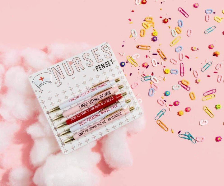 nurse gift ideas pen set multicolored