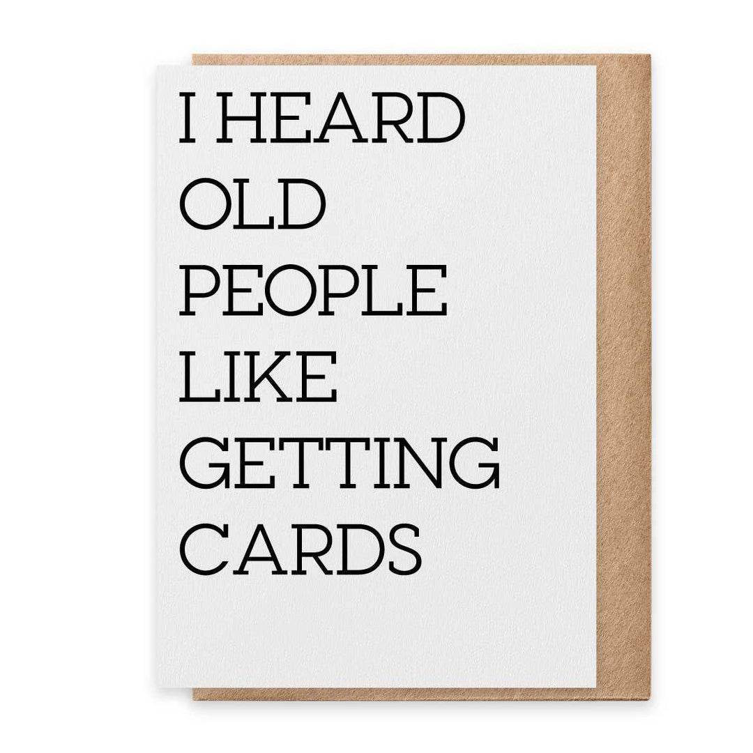Paisley & Parsley - Old People - Greeting Card - Esme and Elodie