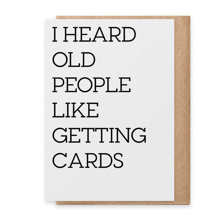 Paisley & Parsley - Old People - Greeting Card - Esme and Elodie