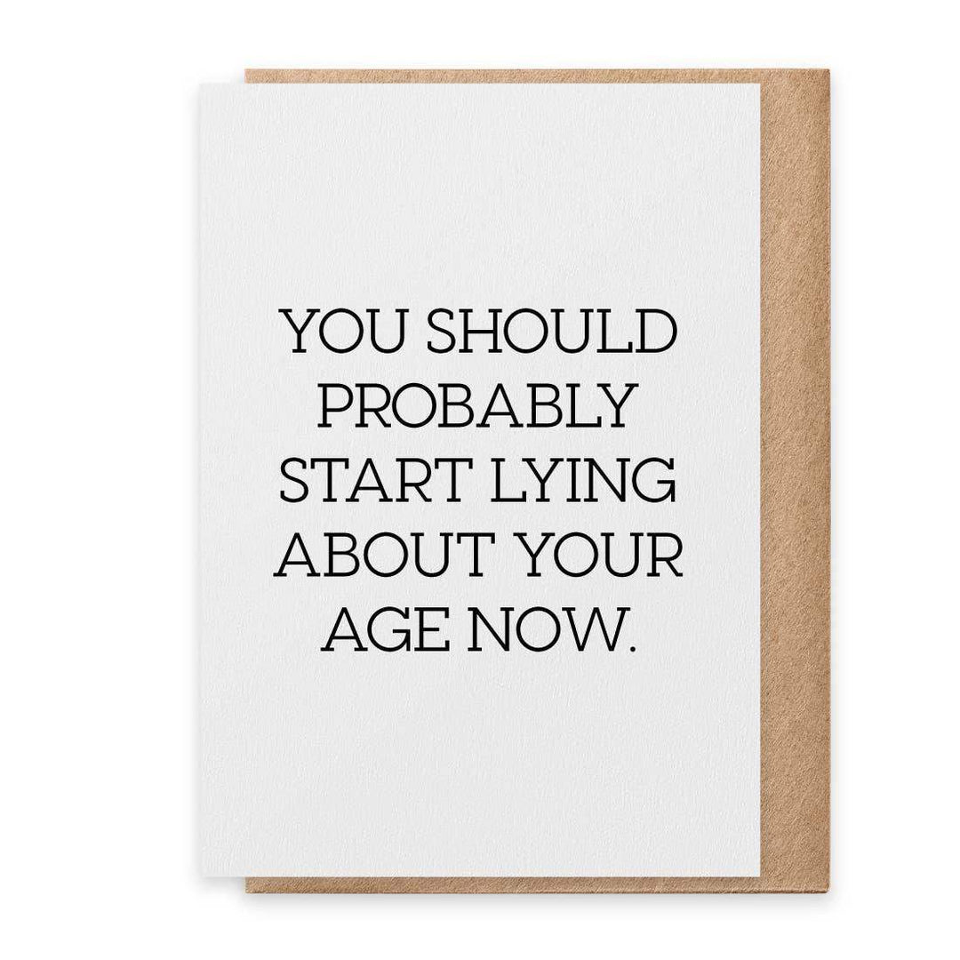 Paisley & Parsley - Start Lying - Greeting Card - Esme and Elodie
