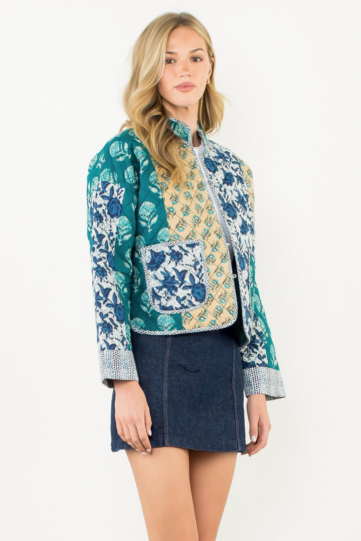 XL Collection- Patchwork Quilted Jacket