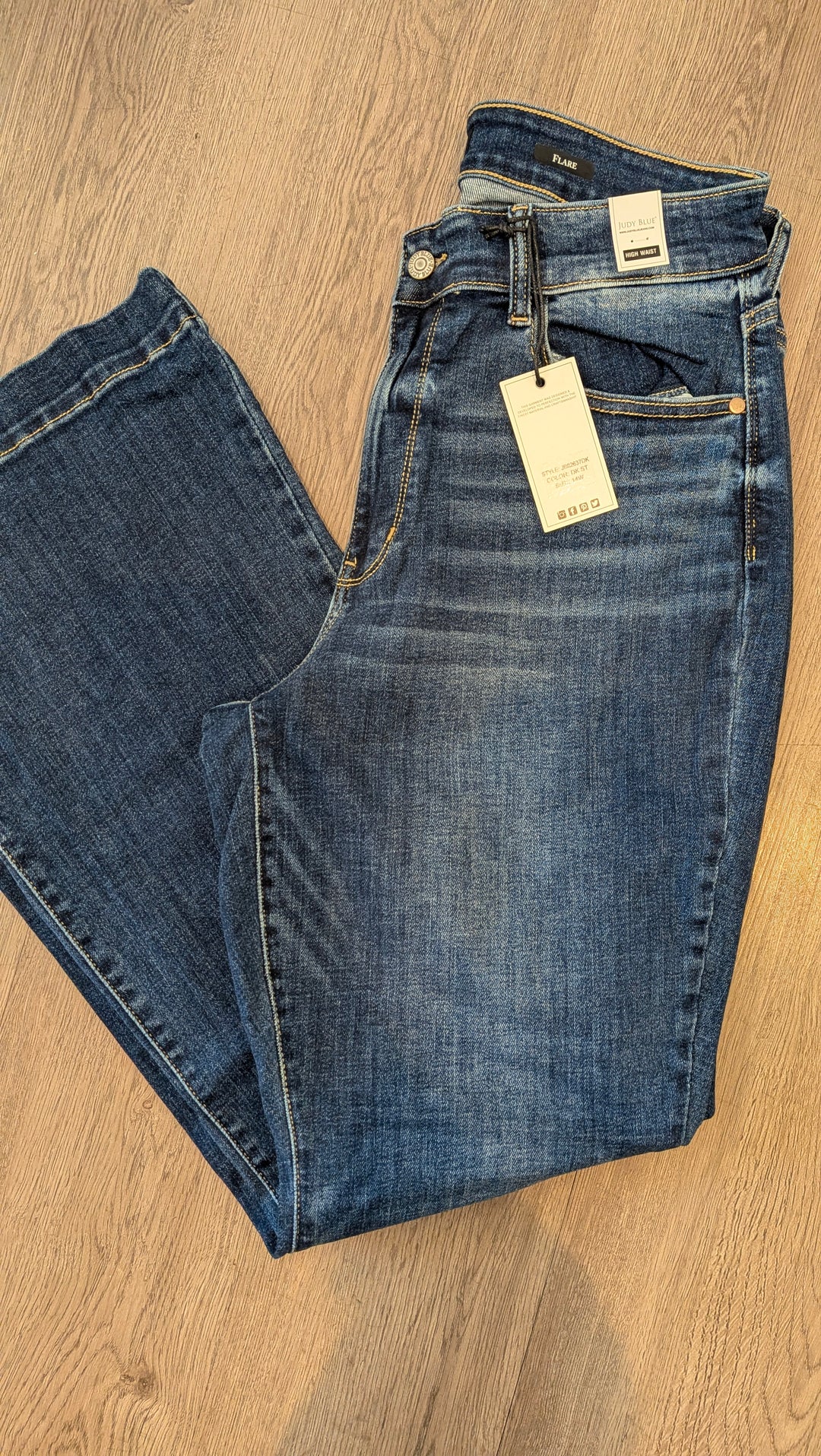 Judy Blue Plus Size Flare High Waist
