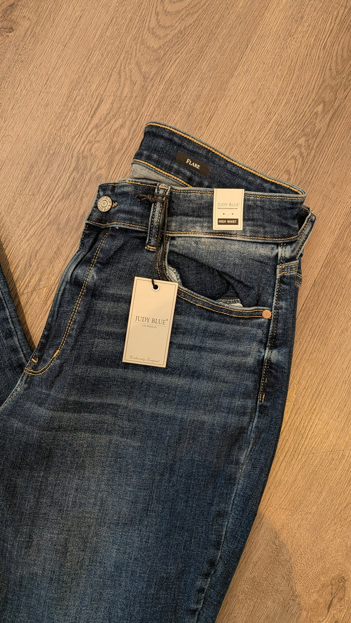 Judy Blue Plus Size Flare High Waist