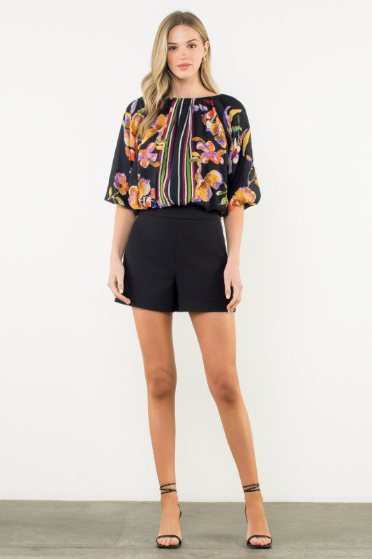 XL Collection- Floral Blouse