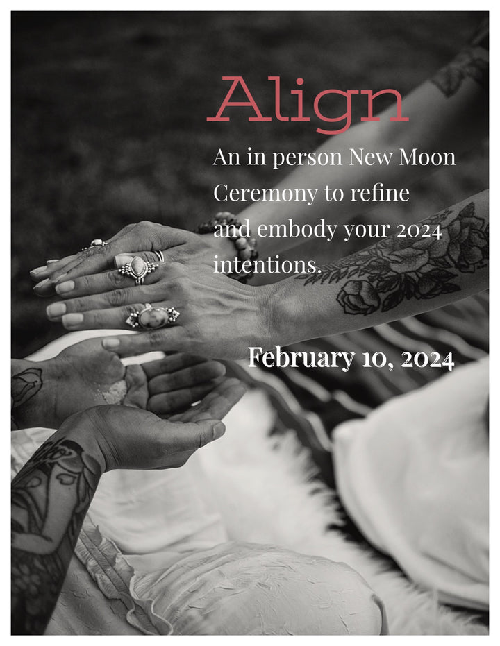 A New Moon Ceremony- Saturday February 10th 7pm-9pm