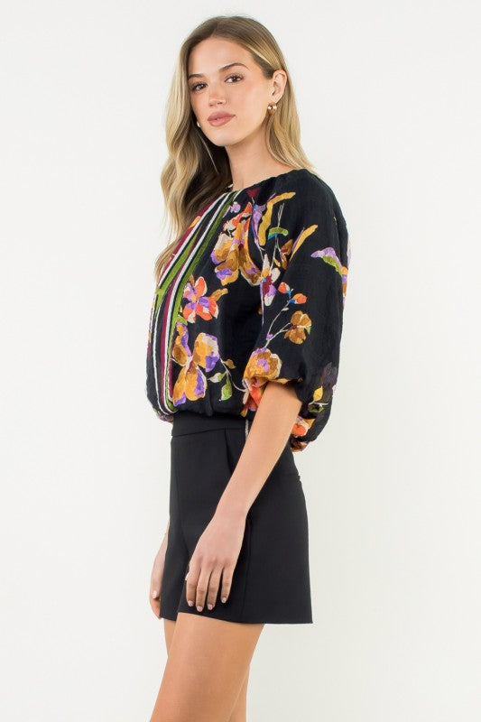 XL Collection- Floral Blouse