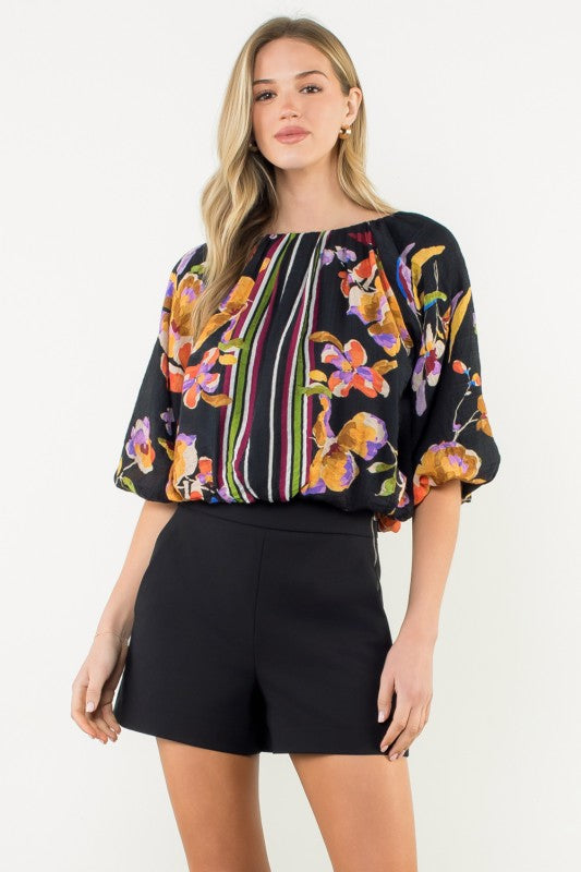 XL Collection- Floral Blouse