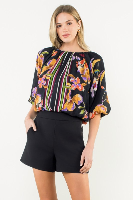 XL Collection- Floral Blouse