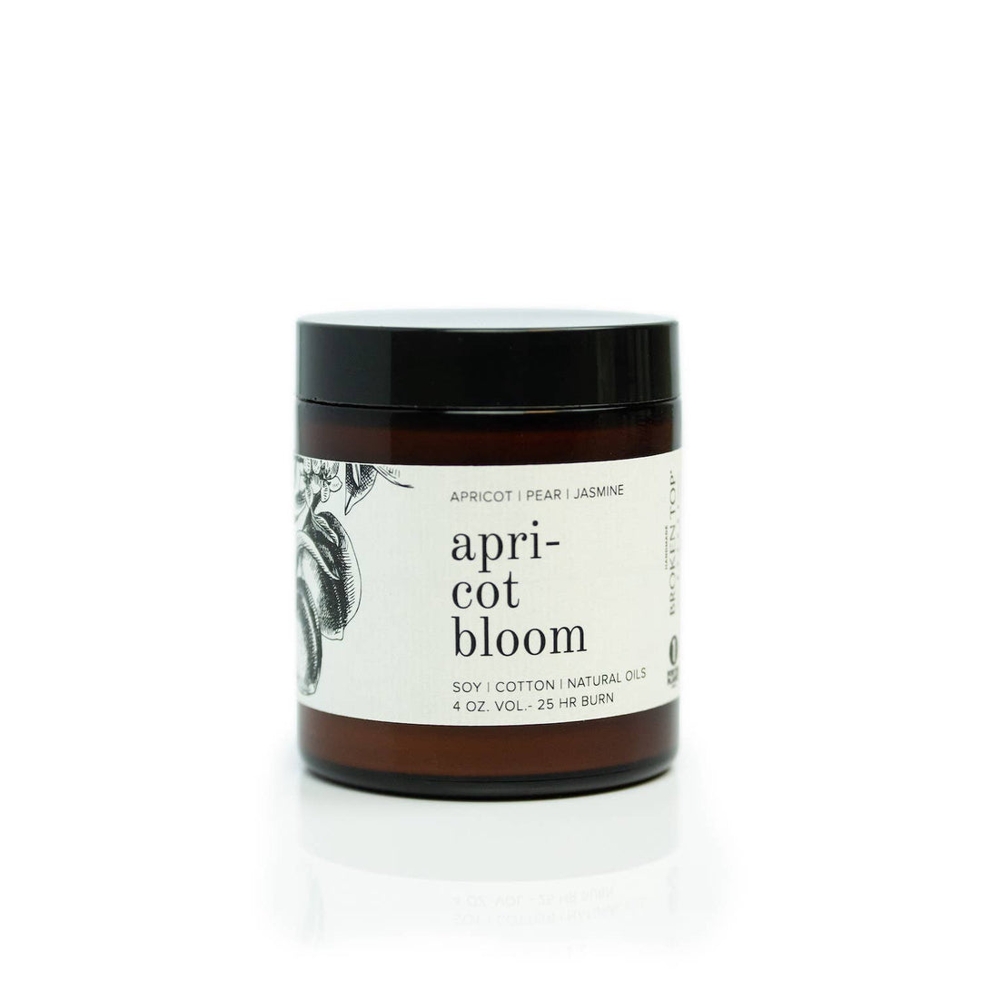 apricot bloom spring natural candle