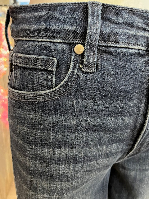 Women's Judy Blue Mid Rise Straight Fit JB88861 DK