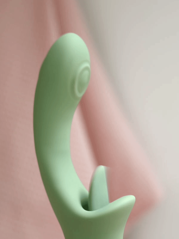 The Natural Love Company - Juniper | Rabbit Style Vibrating Dildo - Esme and Elodie