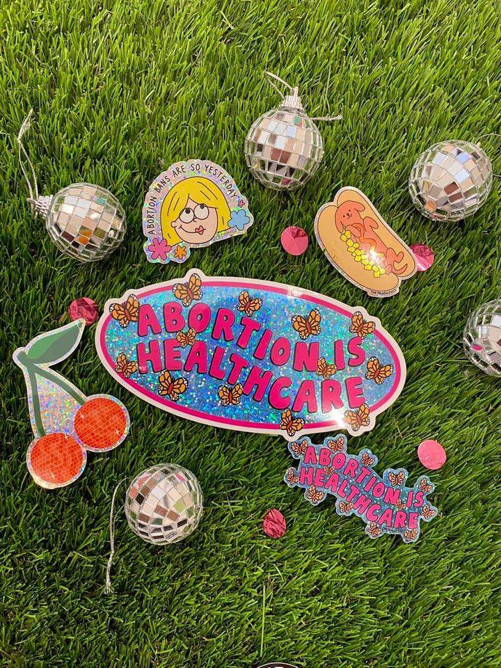The Peach Fuzz - Abortion Is Healthcare Bumper Sticker - Esme and Elodie