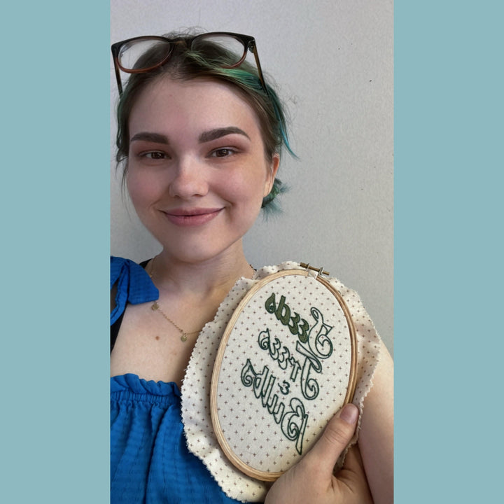 Embroidery 101 with Stitched By Bugs Saturday July 19th 7-9pm