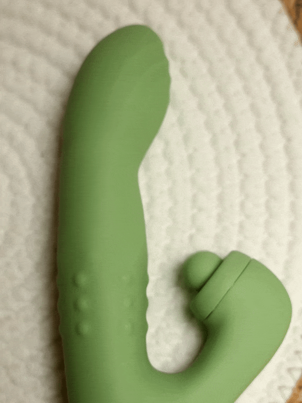 The Natural Love Company - Senna Unique ‘Come-Hither’ Thrusting Dildo & Vibrator