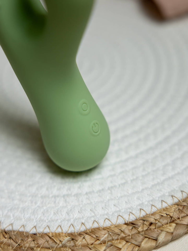 The Natural Love Company - Senna Unique ‘Come-Hither’ Thrusting Dildo & Vibrator