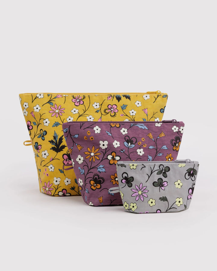 BAGGU- Go Pouch Set- Wildwood Mix