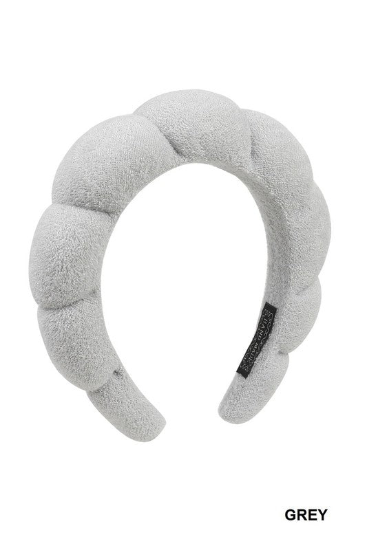 Women's Spa Terry Cloth Headband for Face Washing, Makeup Removal and Hair Care - Esme and Elodie