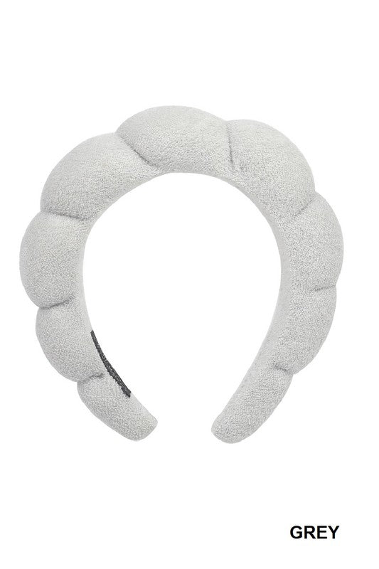 Women's Spa Terry Cloth Headband for Face Washing, Makeup Removal and Hair Care - Esme and Elodie
