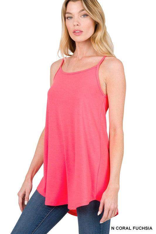 Women's Zenana Cami Loose fit-Desert Rose - Esme and Elodie