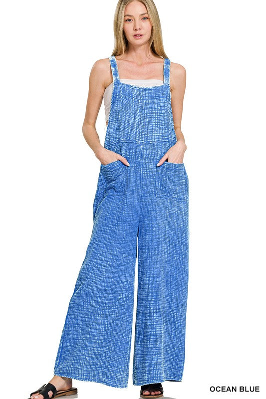 comfortable cotton gauze overall
