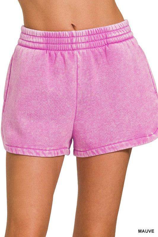 Womens Lounge Dolphin Shorts in comfortable Terry- Multiple Colors - Esme and Elodie