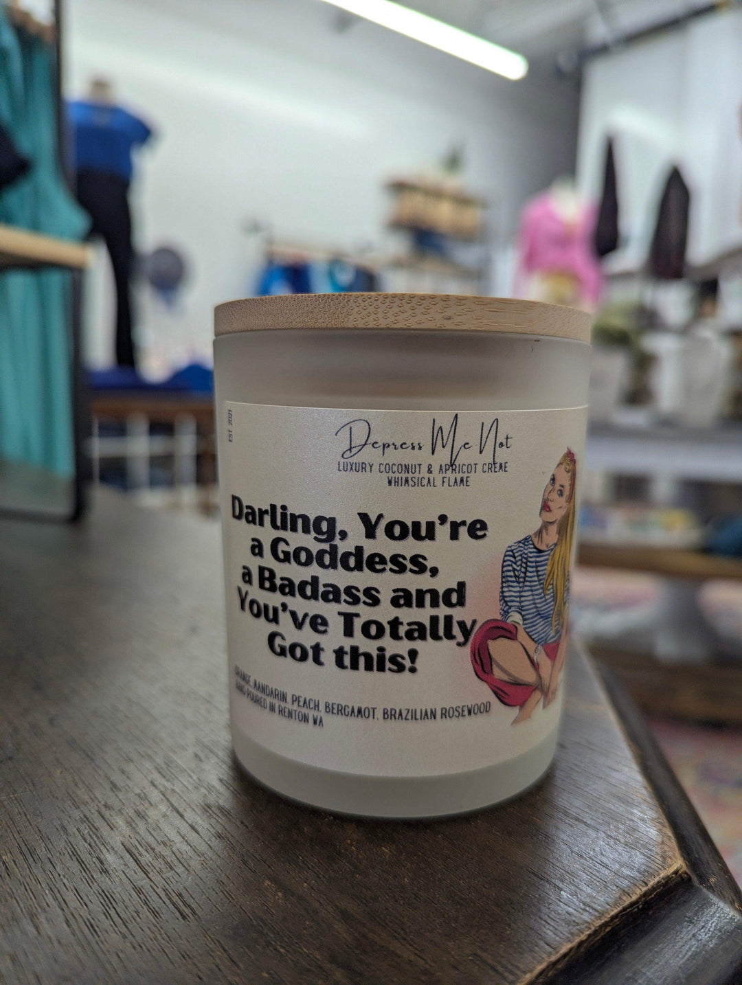 You're a Goddess Candle- Depress Me Not - Esme and Elodie