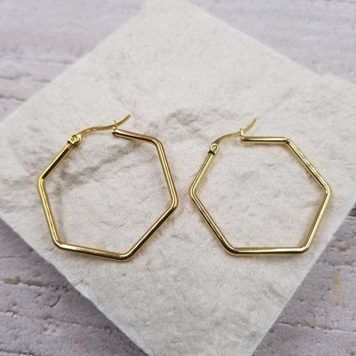 Treasure Wholesale - Hex Earrings