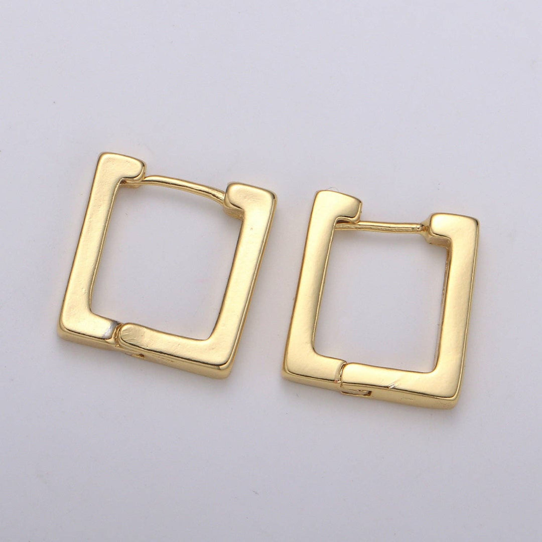 Aim Eternal - Square Huggie Earring