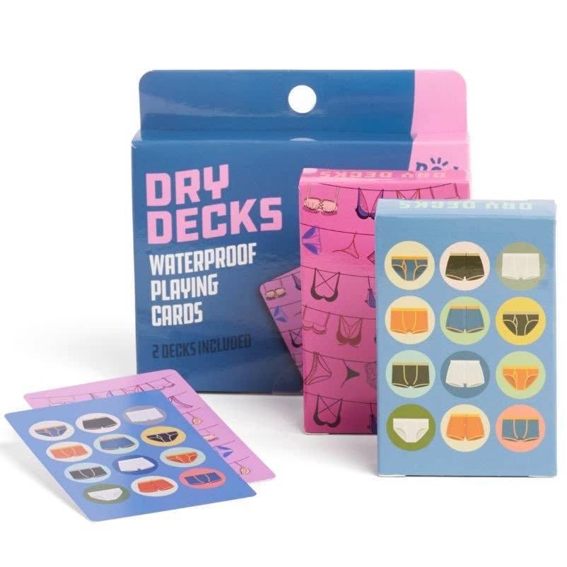 2 Decks of WASHABLE/Waterproof Playing Cards- Underwear - Esme and Elodie
