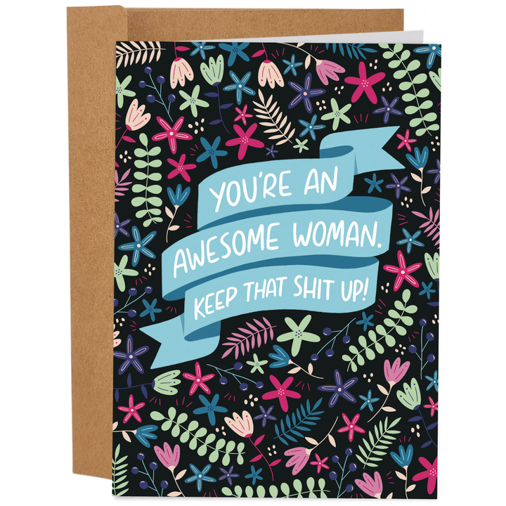 Sleazy Greetings - You're An Awesome Woman