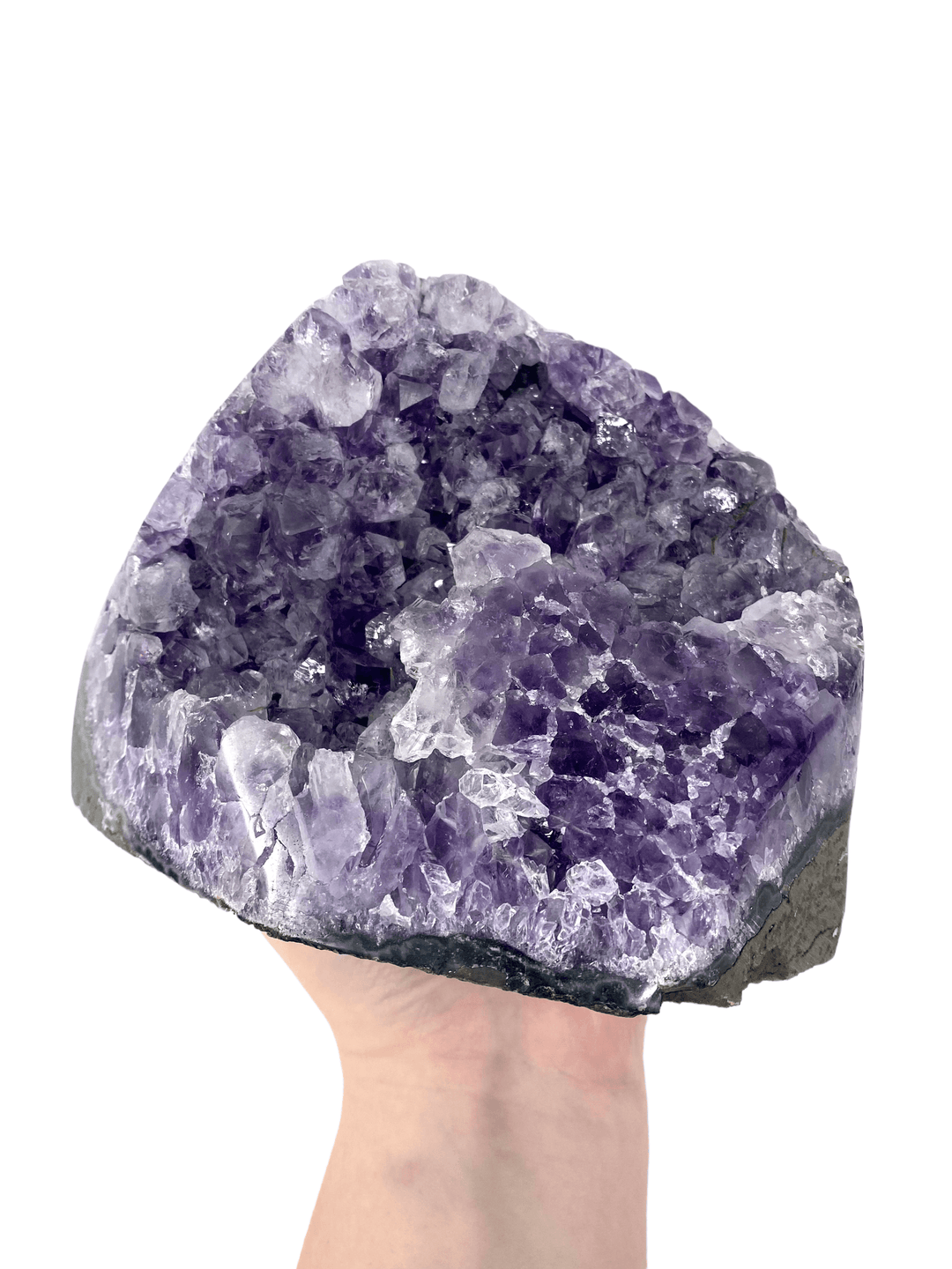 Amethyst Free Standing Crystal With Polished Edges - Esme and Elodie