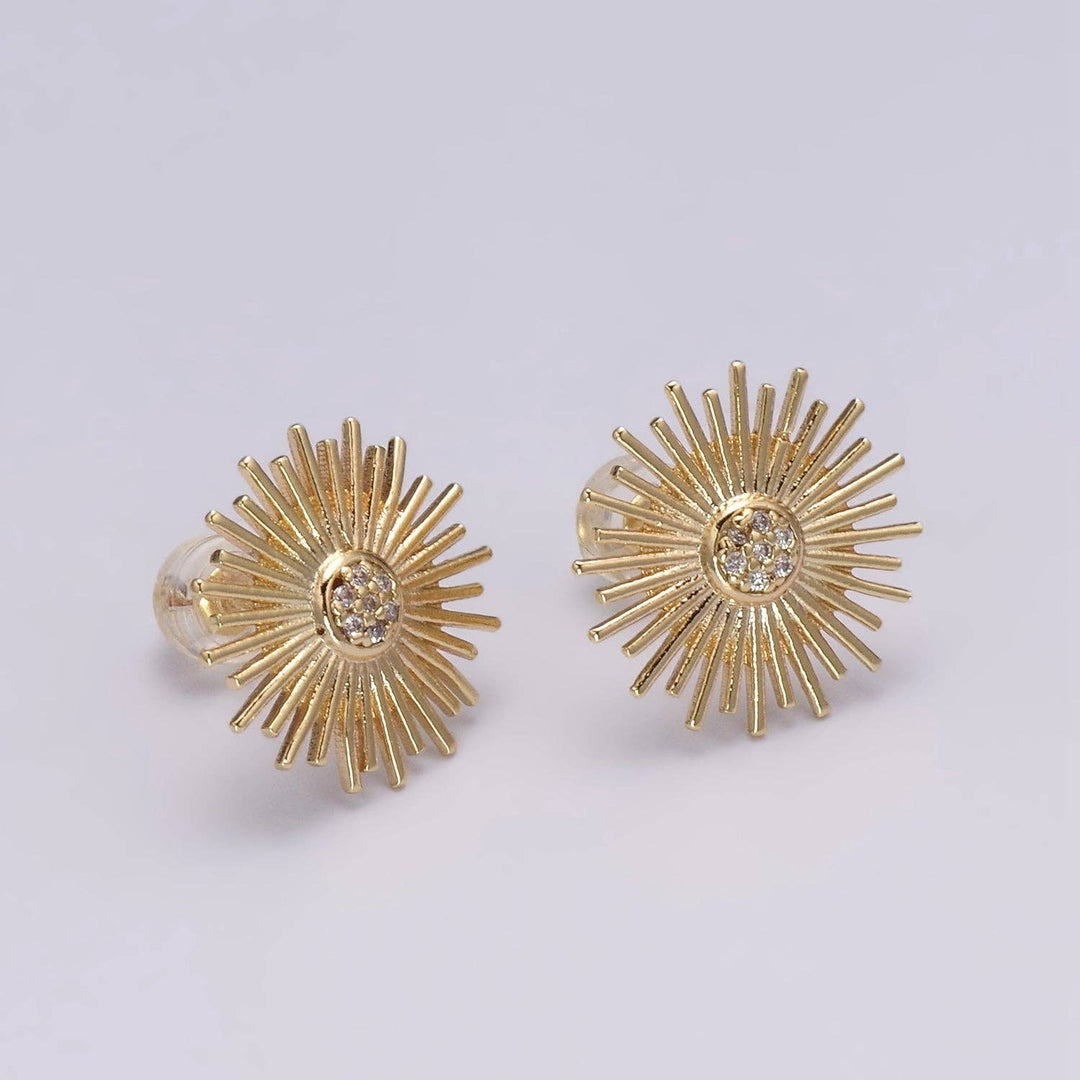 Aim Eternal - Sunburst stud earrings