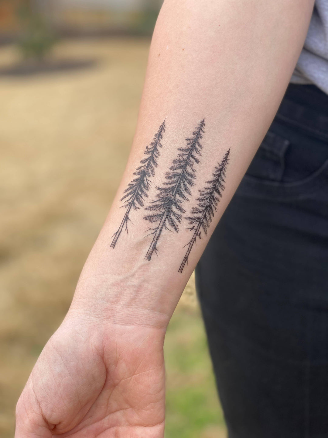 Pine Trees Temporary Tattoo - Esme and Elodie