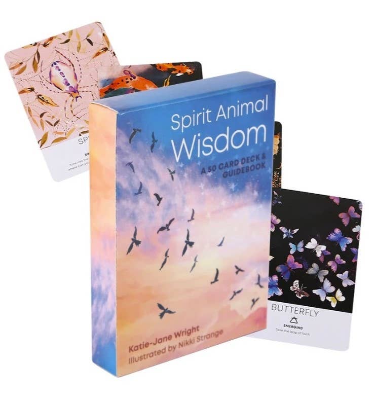 Microcosm Publishing & Distribution - Spirit Animal Wisdom: Oracle Deck & Guidebook