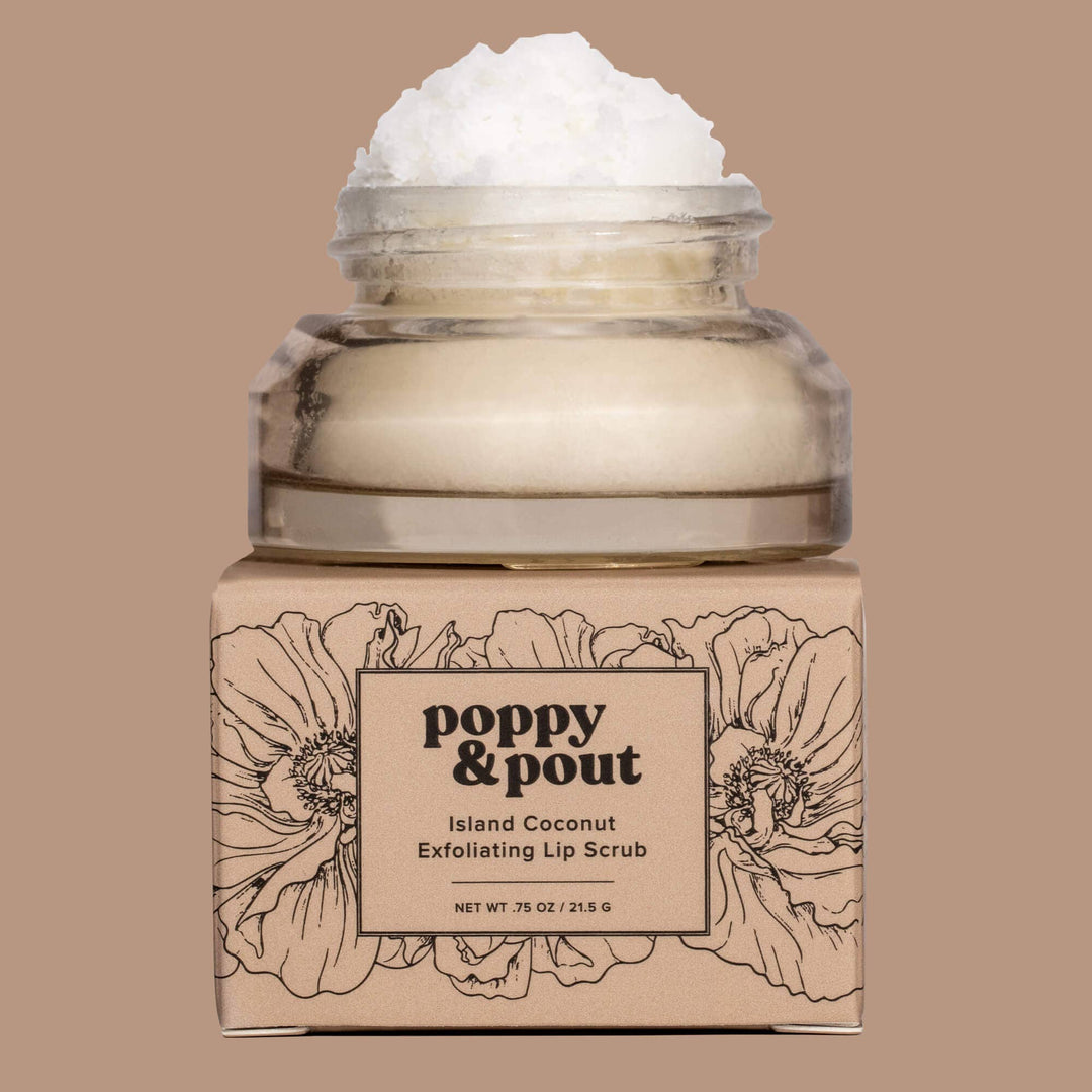 Poppy & Pout - Lip Scrub, Island Coconut