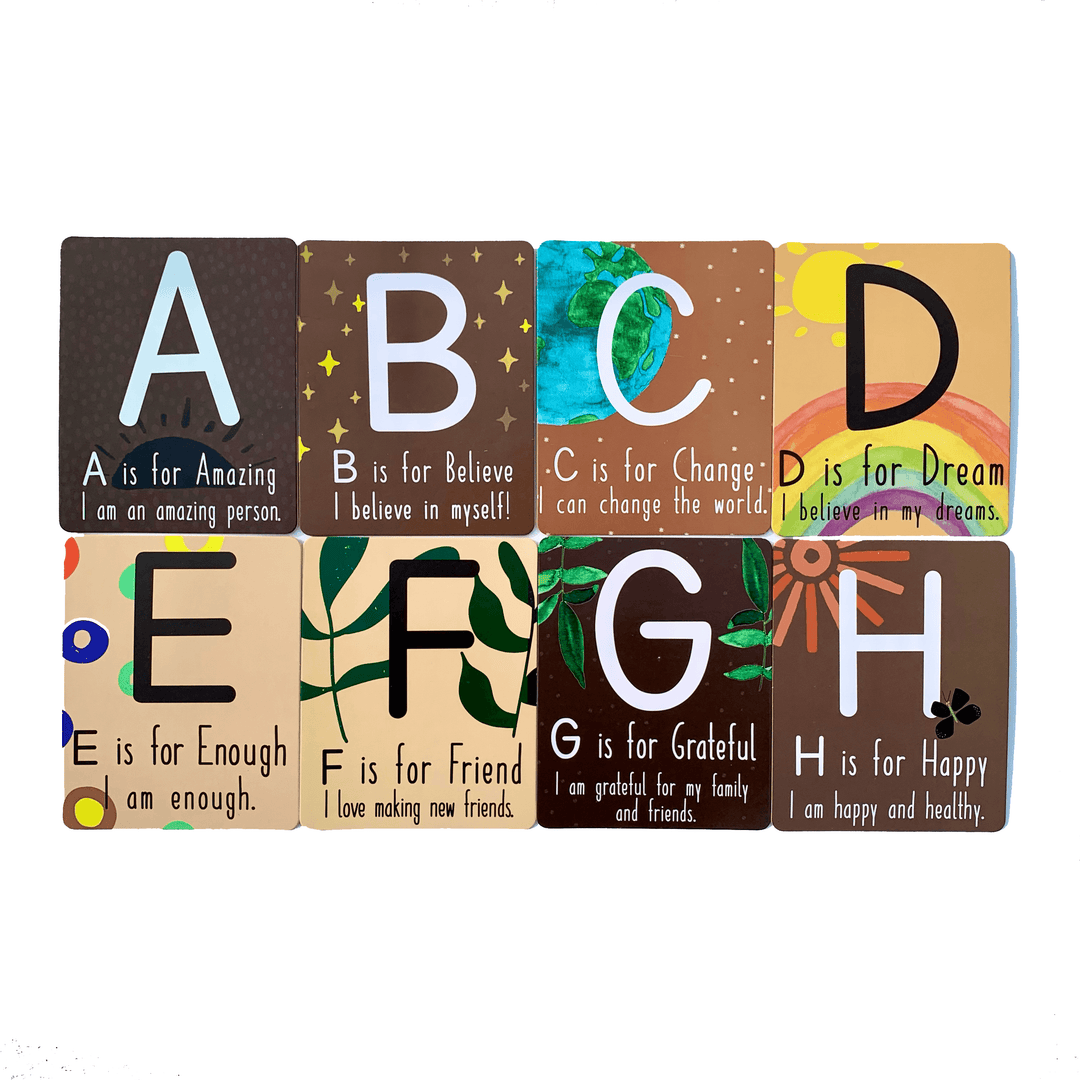 Alphabet Affirmation Flashcards - Esme and Elodie