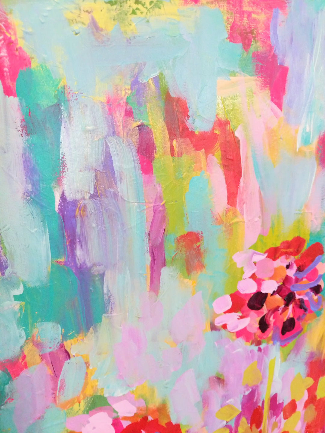 Abstract Floral Paint and Sip- Saturday April 22nd 7-9PM