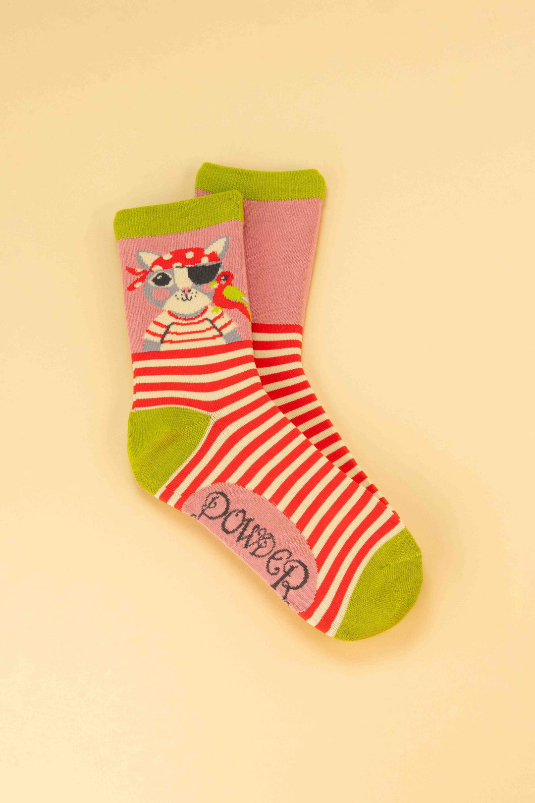 Powder Design inc - Ladies Ankle Socks Pirate Pussy