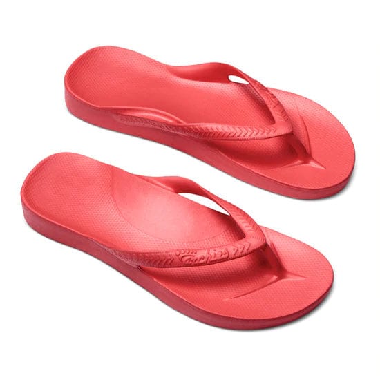 Archie's Flip Flops- Coral - Esme and Elodie
