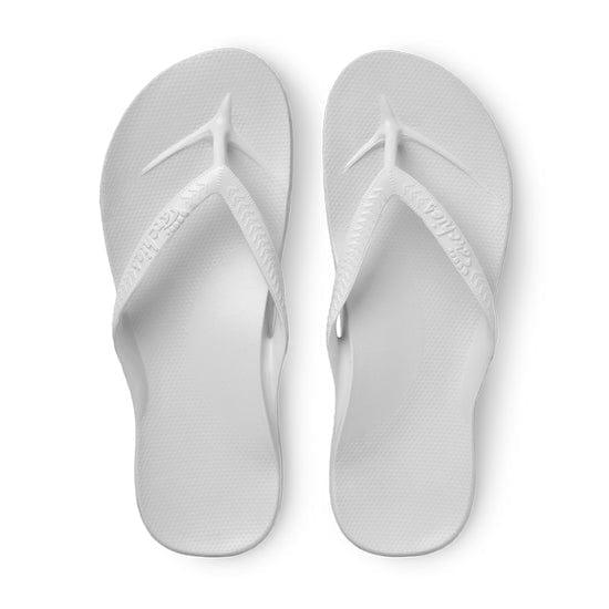 Archie's Flip Flops- White - Esme and Elodie